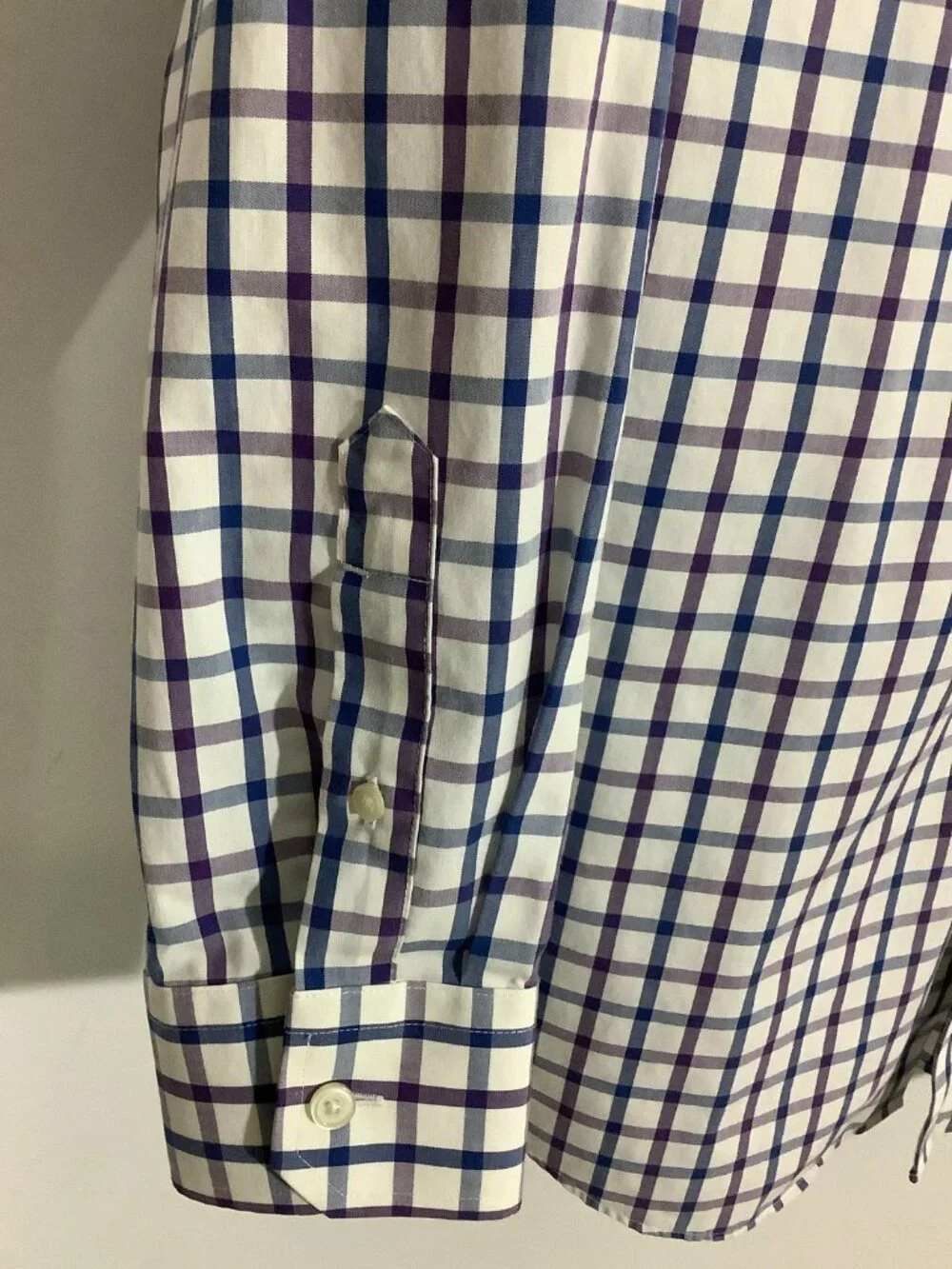 Long Sleeve Button Banana Republic Classic Fit Large Mens Dress Shirt No-iron